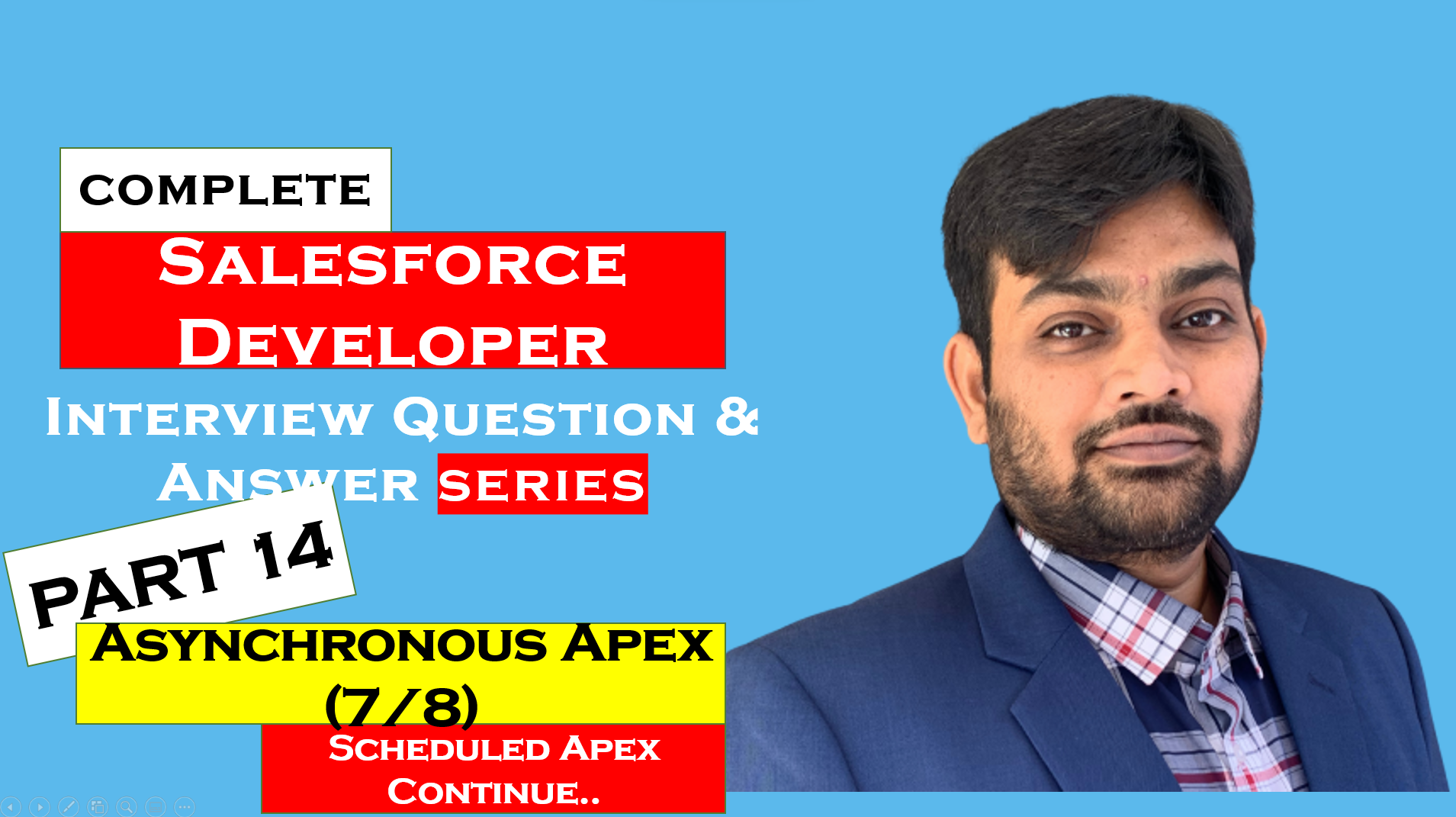 Read more about the article Salesforce Developer Interview Questions Part14 – Scheduled Apex Continue